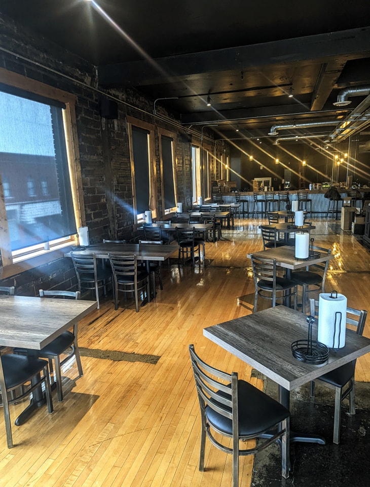 View inside The Piggy BBQ TRF dining room