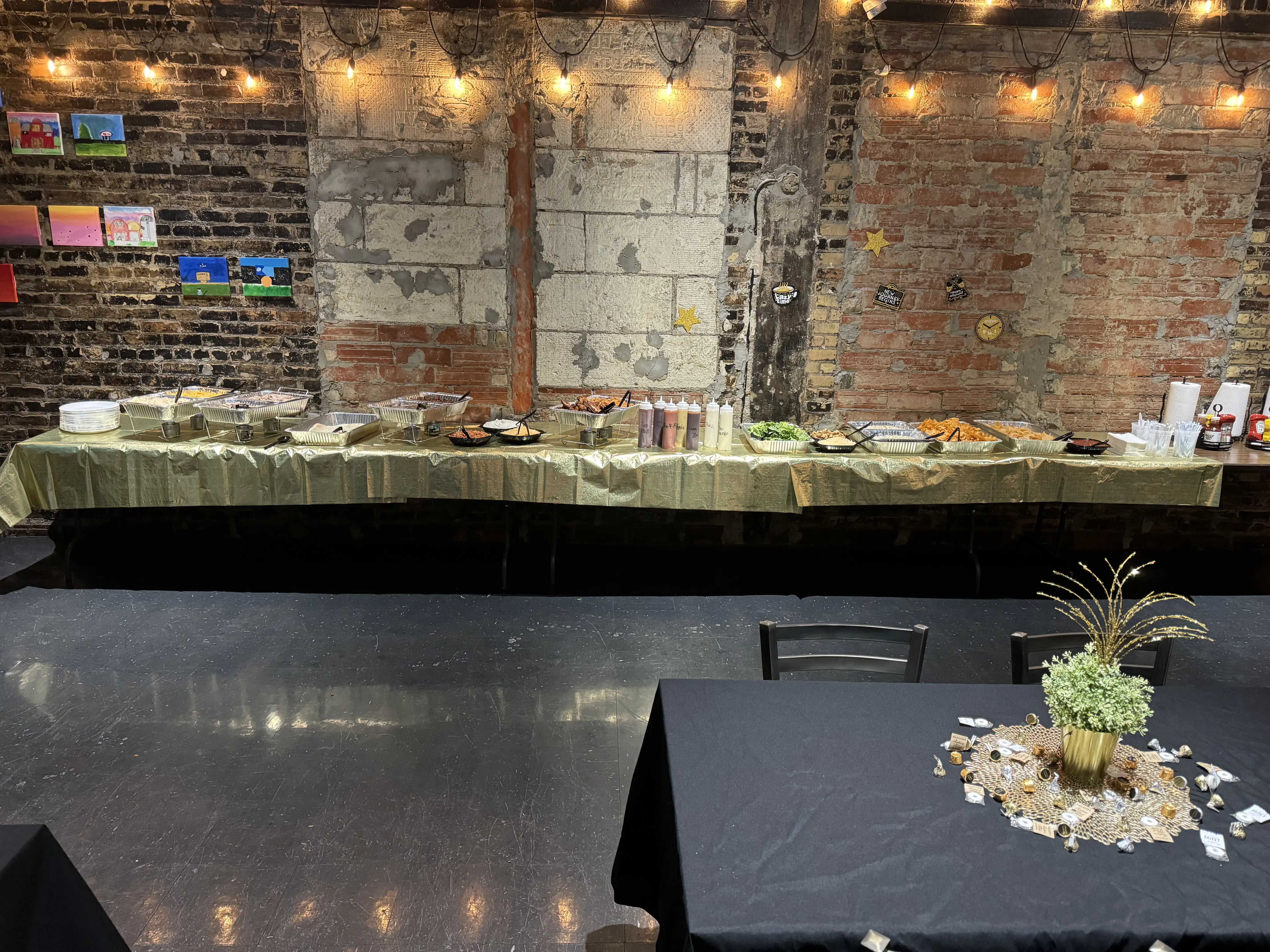 The Piggy BBQ catering taco bar